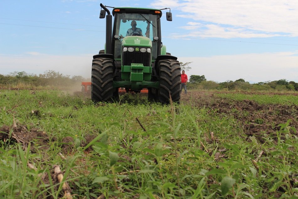Picture of Tractor on a field