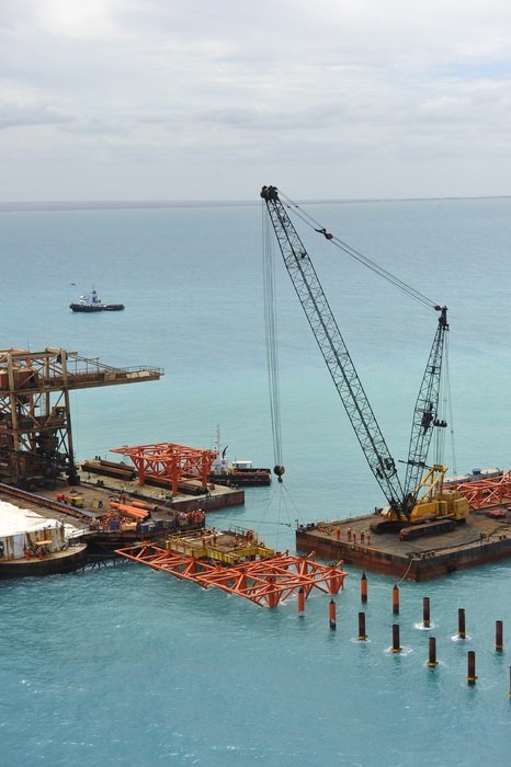 salt extraction in the open sea