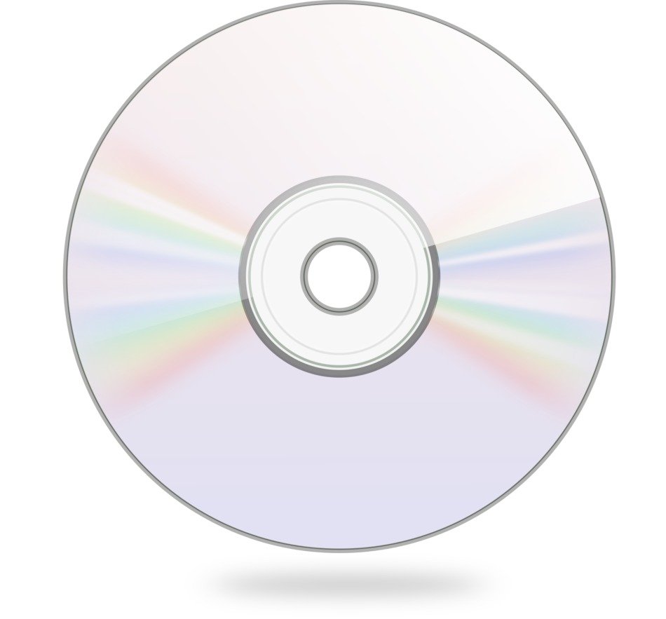 clipart of painted disc on white background