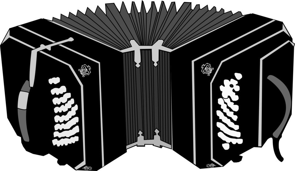 button accordion as graphic image
