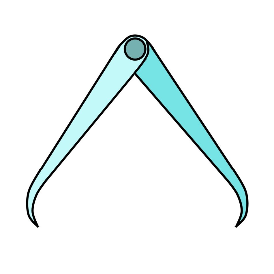 Instrument blue drawing