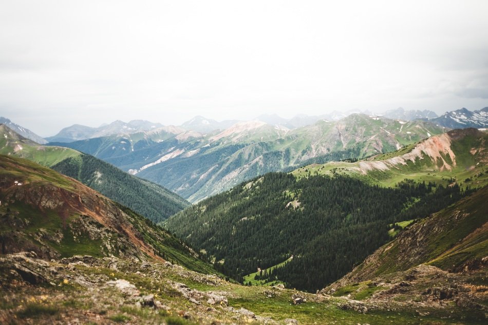 crags in mountains