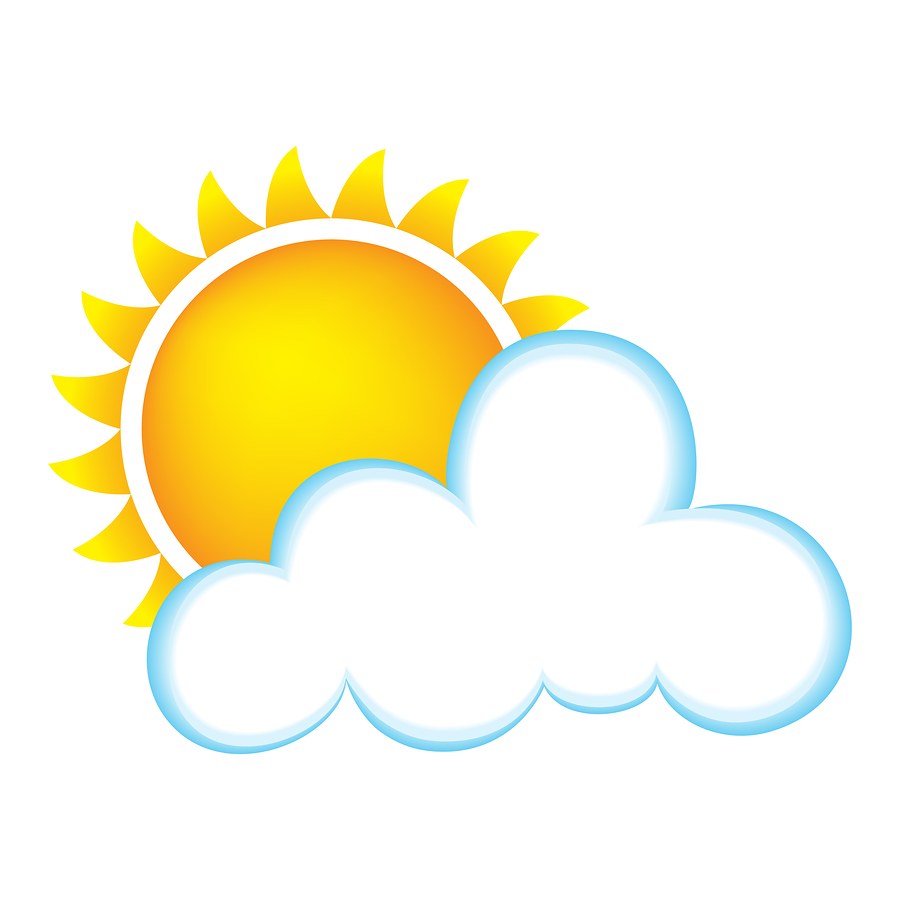 Sunny With Clouds drawing free image download