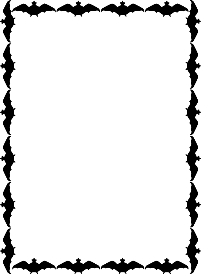 Frame with black bats free image download