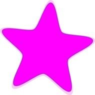 Pink Star Clip Art N3
