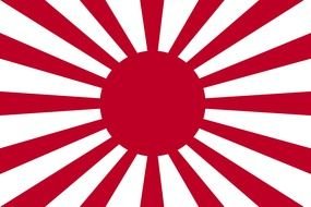 Imperial Japanese Flag drawing
