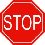 Stop Sign Clip Art N2
