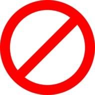 No Sign Clip Art N2