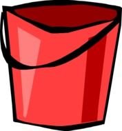Red Bucket Clip Art