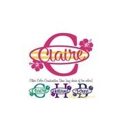 Different Style Monogram drawing