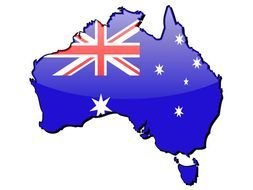 Australia Map as a picture for a clipart