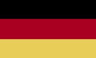 Germany Flag Banner drawing