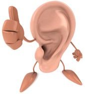 Ä°llustration of Cartoon Ear figure