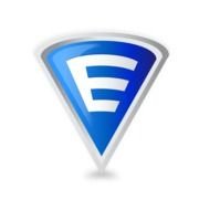 triangular expert sign on a white background