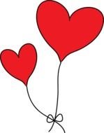Red Heart Balloon Clip Art Free