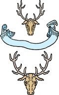 Vintage Deer Clip Art