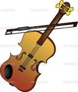 Cartoon Violin Clip Art N2