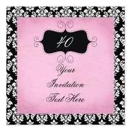 40th Birthday Invitations