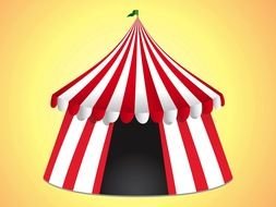 circus tent as a picture for clipart