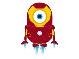 Iron Man Minion as a picture for clipart