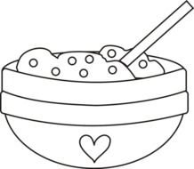Mixing Bowl Coloring Page