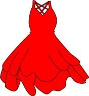 Cartoon Dresses Clip Art