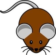 Brown Mouse Clip Art N2
