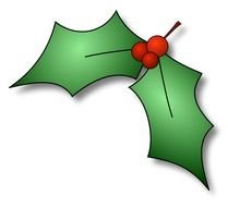Christmas Holly Clip Art N2