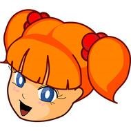 Little Girl Face Clip Art