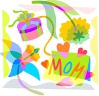 Colorful Mather's Day clipart