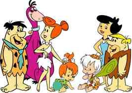 Clipart of Flintstones Characters