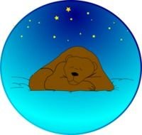 Sleeping Bear Clip Art