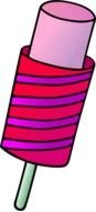 clipart of the pink ice cream