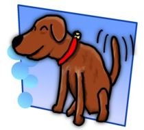 happy Dog Clip Art drawing