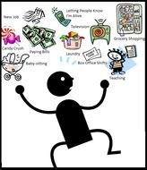 Too Busy Clip Art