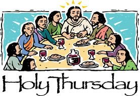 illustration of holy Thursday