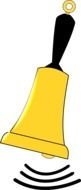 yellow Ringing Bell drawing