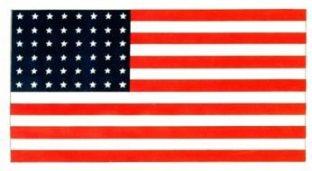 american flag for clipart