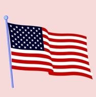 American Flag Clip Art N19
