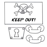 Pirate Treasure Chest Template