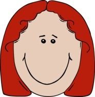 Cartoon Faces Clip Art N6