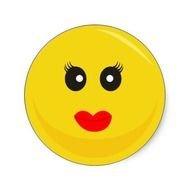 Kissy Smiley Face Clip Art