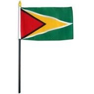 Guyana Flag on the flagpole