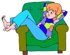 Lazy People Clip Art