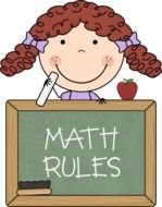 Clip art of math rules
