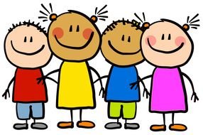 Children Clip Art drawing