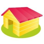 Dog House as a graphic illustration