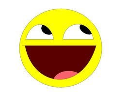 Clip art of Big Smile on a face