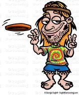 Cartoon Hippie Clip Art