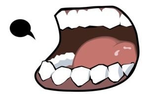Mouth With Teeth drawing